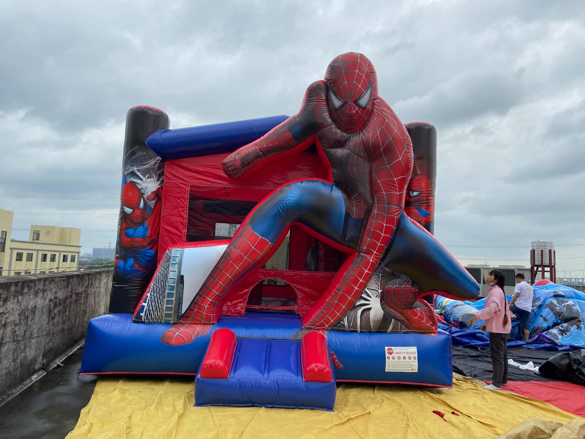 Spiderman Jumping Castles for Kids party